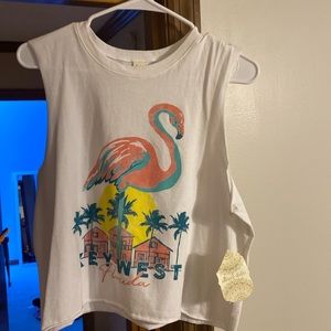 NWT Altard State tank Key West FL w flamingo